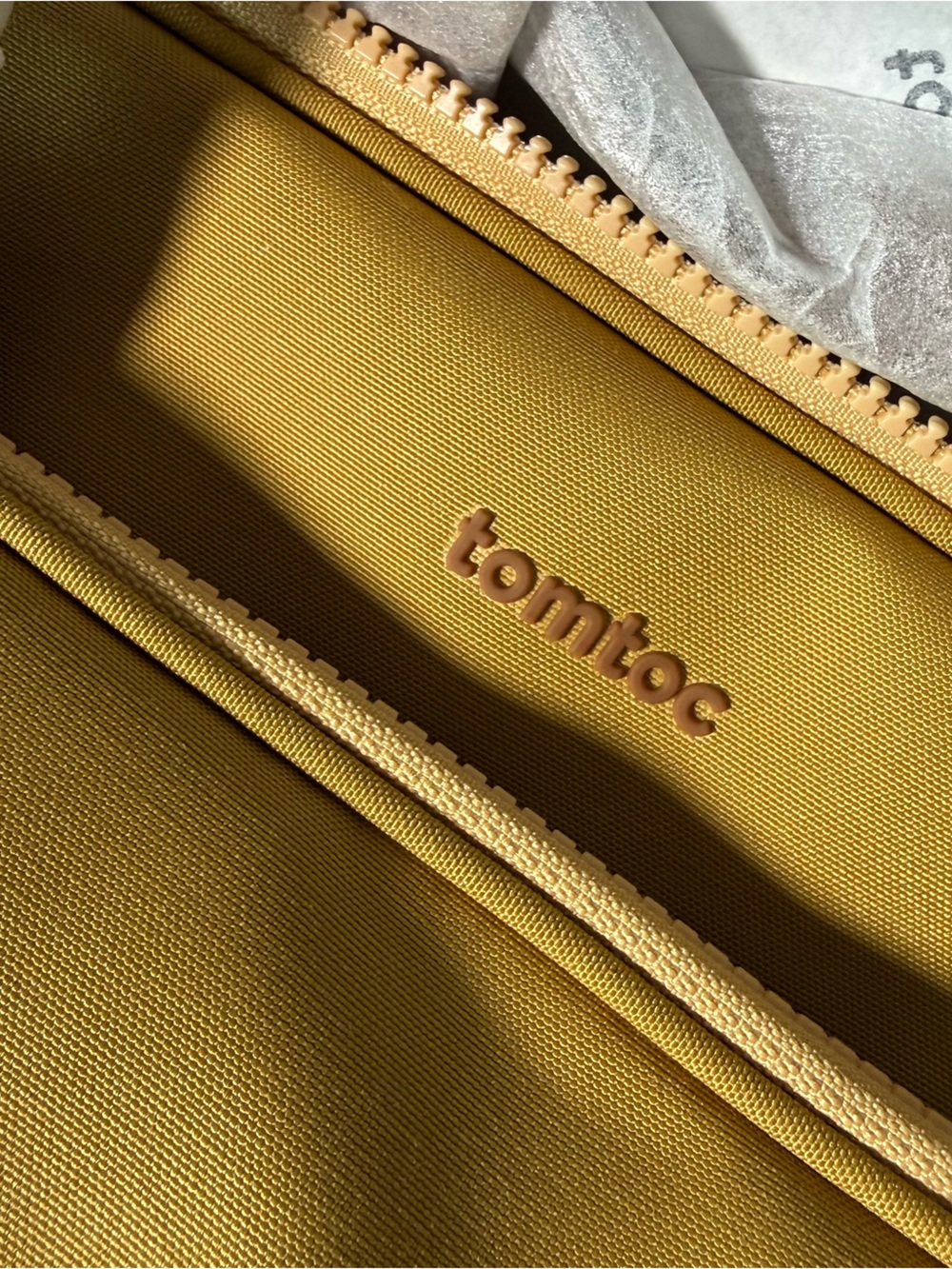Tomtoc Mustard Yellow Laptop Briefcase - Slim Protective Unisex Bag - Picture 2 of 12